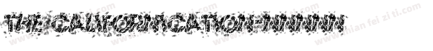 the californication字体转换